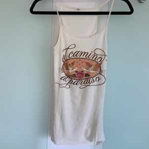 NWOT Spell El Camino Singlet, Cream Sz XS